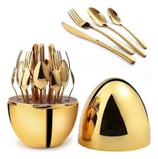 Miniatura 2 de SET DE CUBIERTO 24P BASE HUEVO DIAMANTE